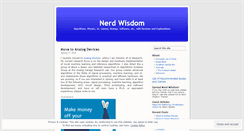 Desktop Screenshot of nerdwisdom.com